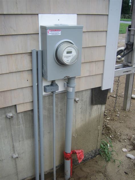 box in electric meter|electrical meter box outside house.